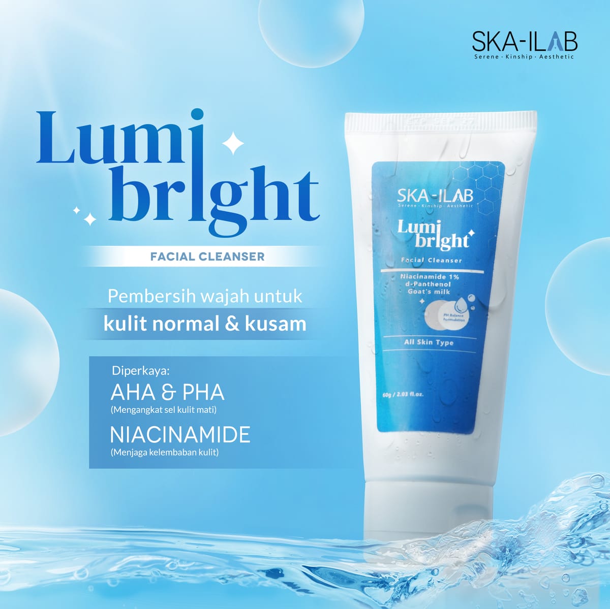 SKA-ILAB Lumi Bright Facial Cleanser