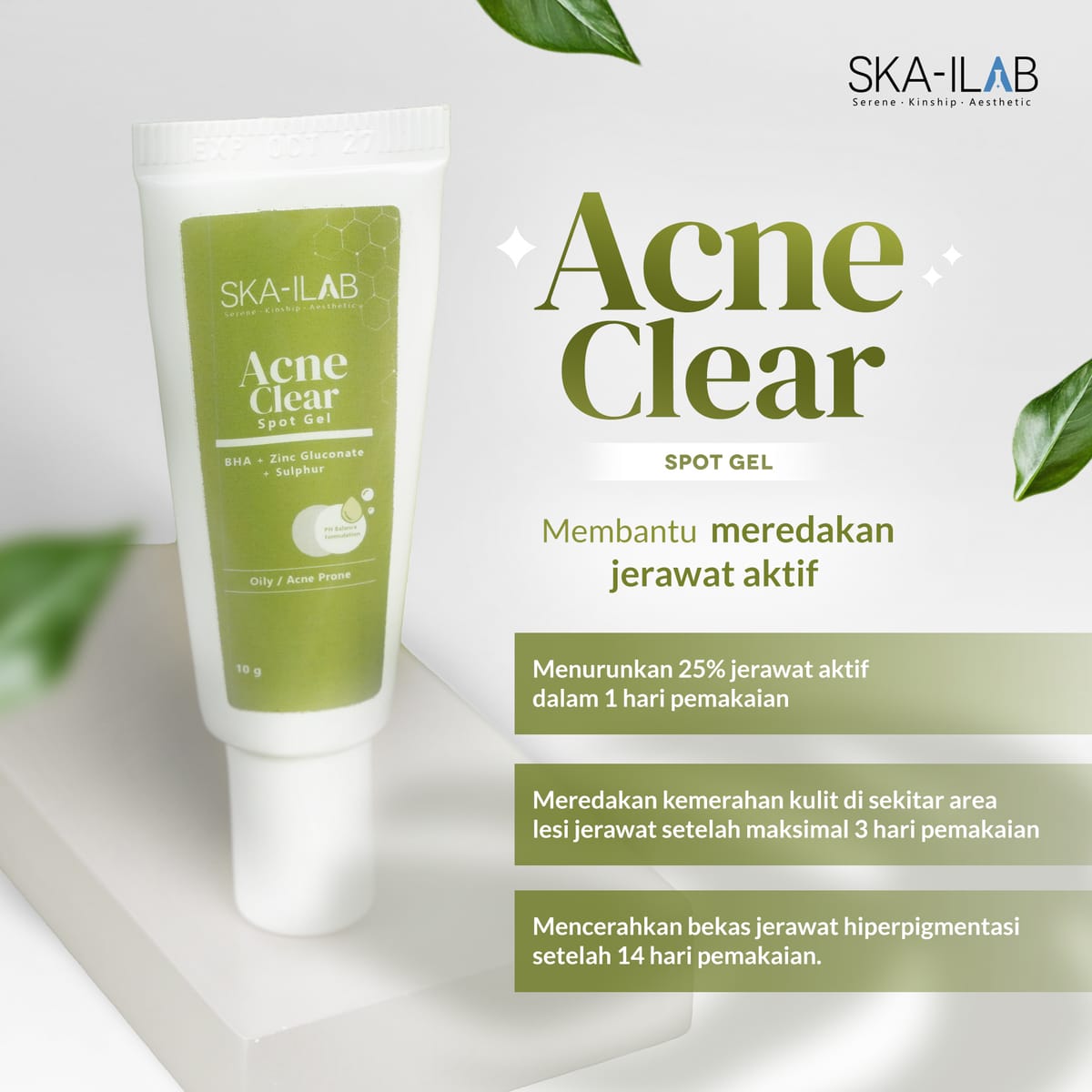 SKA-ILAB  AcneClear  Spot Gel